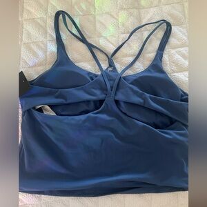 Fabletics blue sports bra